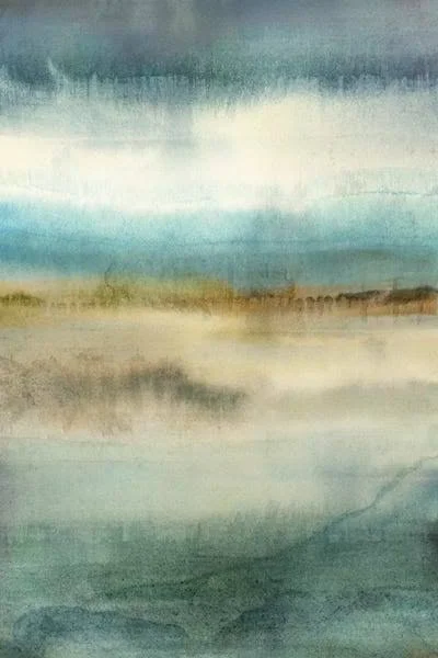 Edward Selkirk Large 3-Piece Canvas Print - Blue Reveriestyle > Abstract art)