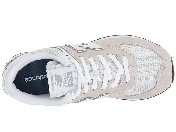 New Balance Classics WL574v2 White/White, Women's, Size: 7 Wide