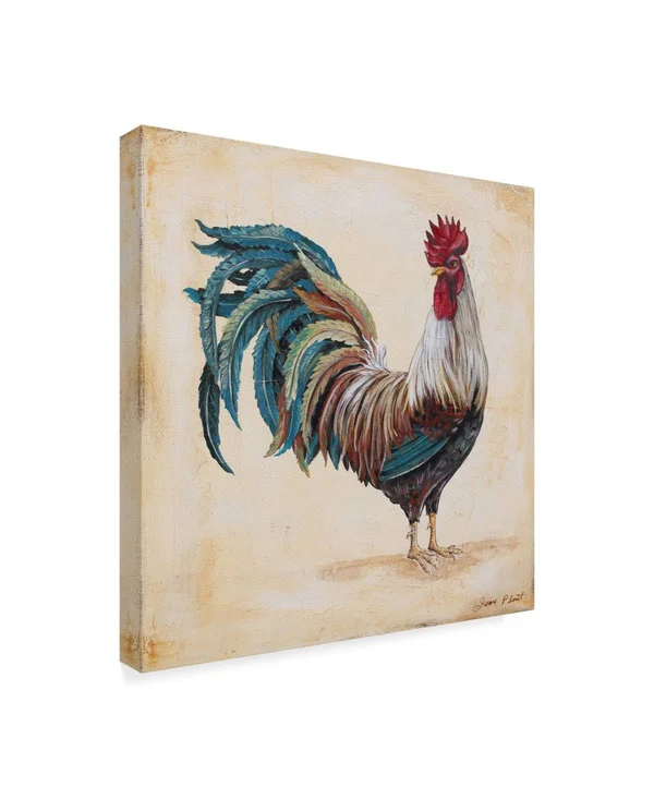 Trademark Fine Art Ali37420-C1818Gg Jean Plout 'Rooster 4' Canvas Art