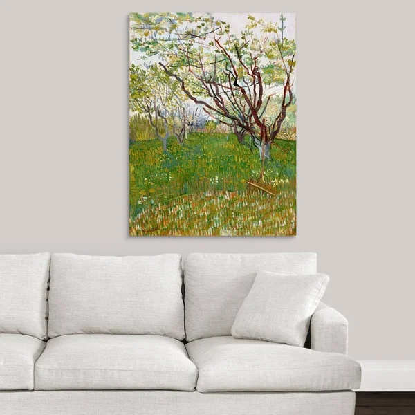 GreatBigCanvas The Flowering Orchard by Vince 40-in H x 30-in W Abstract Print on Canvas, 2467266-24-30X40
