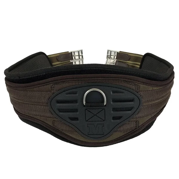 Majyk Equipe Ergonomics &Superhorse& All Purpose Girth with Neoprene-Free Liner 46, Brown, Removable