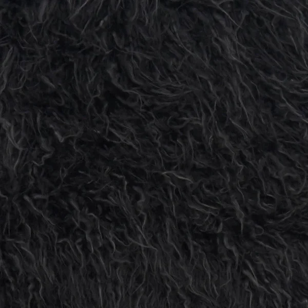 Alexander Home Rustic Faux Fur Shaped Curly Hair Shag Area Rug, Size: 3& x 5&, Beige