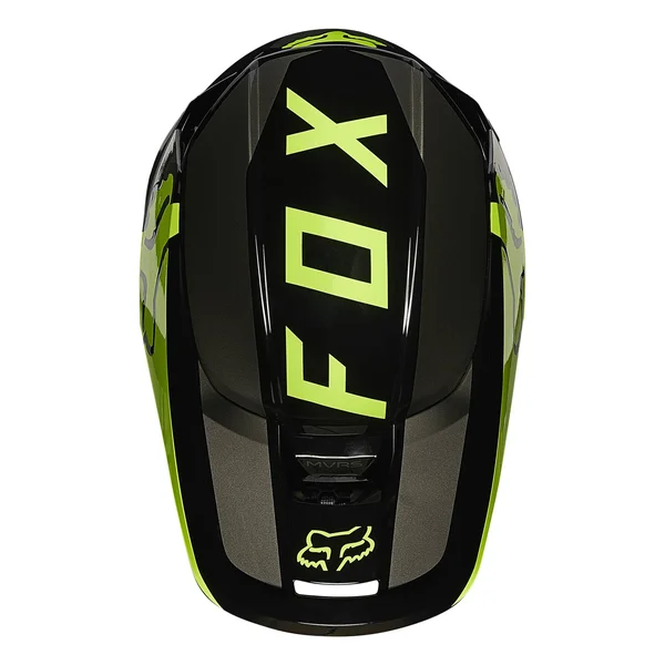 Fox Racing Youth V1 Revn Helmet Small Flo Yellow