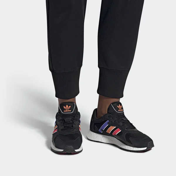 Adidas Originals Tresc Run Shoes Black/Red/Orange/Purple Size 9.5
