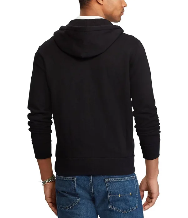 Polo Ralph Lauren Big Tall Classic Fleece Full-Zip Hoodie, Mens, 5XB, Alaskan Heather