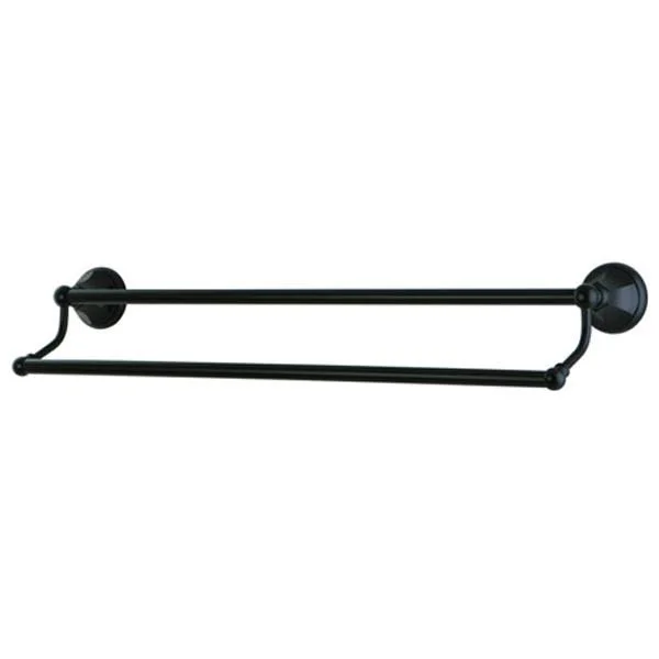 Kingston Brass BA481318PB Metropolitan 18x22 Dual Towel Bar, Polished Brass