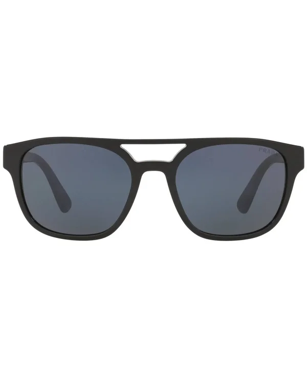 Prada Sunglasses Heritage PR 23VS 1AB0A9 Black - Blue