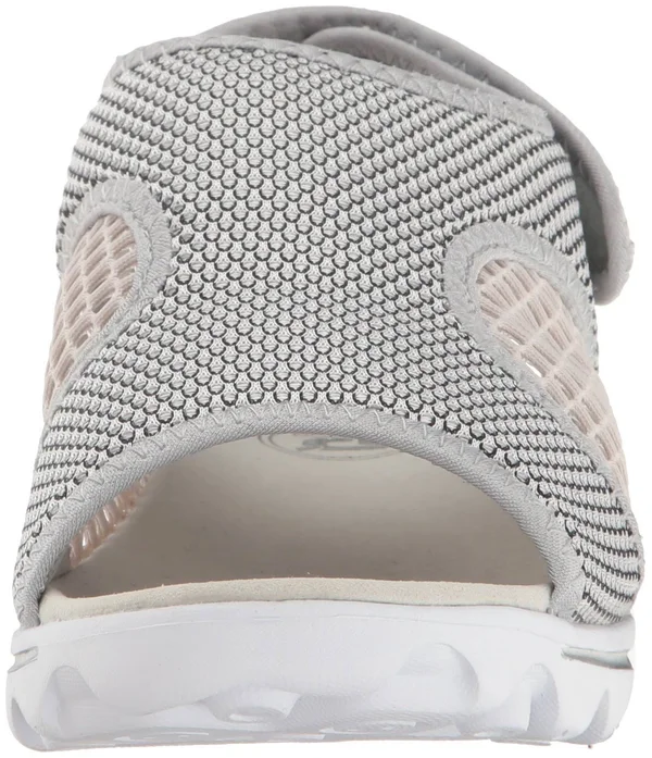Propet Women's TravelActiv SS Silver/Black 5 M
