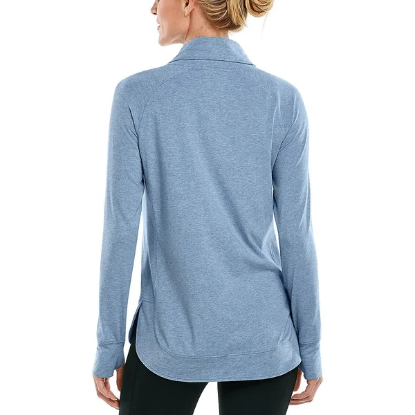 Coolibar UPF 50+ Women's Sea Breeze Funnel Neck Top - Sun Protective