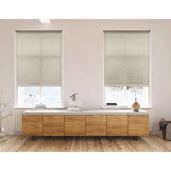 48x22x72x22 Light Filtering Natural Roller Shade Khaki - Lumi
