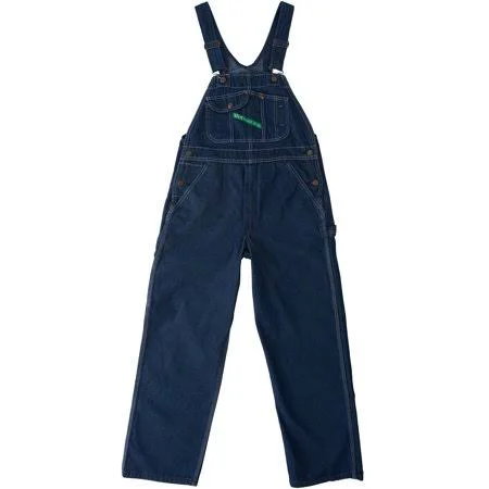 Key Denim Bib Overall - Indigo Denim Rigid