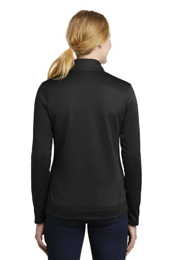 Nike Ladies Therma-Fit Full-Zip Fleece. NKAH6260 (Black) L