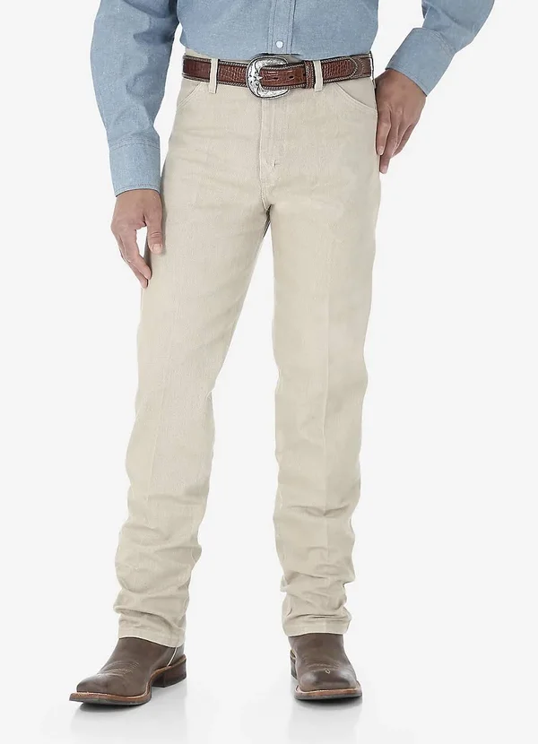 Wrangler Cowboy Cut Men's Original Fit Tan Jeans
