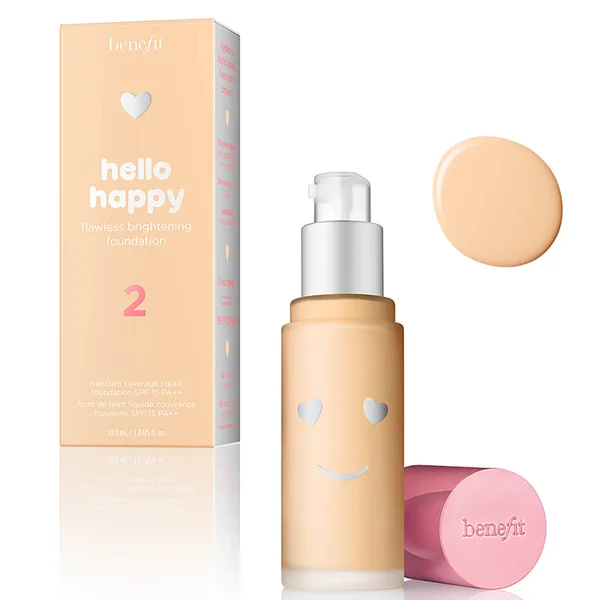 Benefit Hello Happy Flawless Brightening Foundation (30ml, 2)