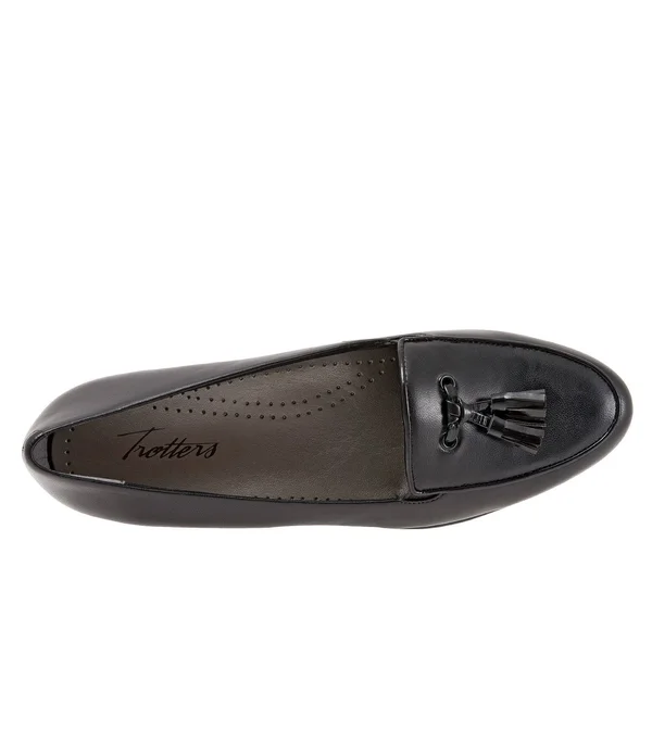 Trotters Leana - Women's Loafer - Black, Size: 11.5