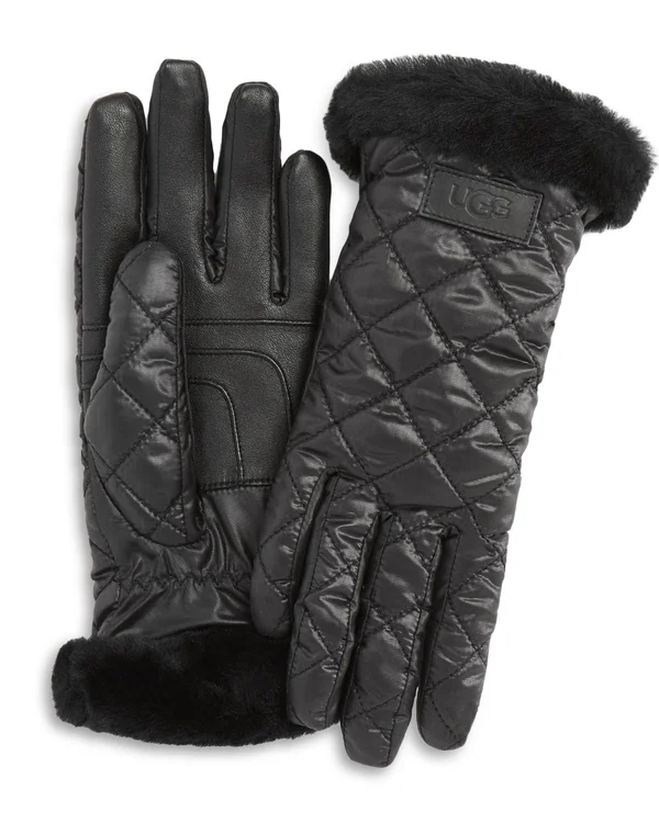 Ugg Quilted Performance Gloves - Black