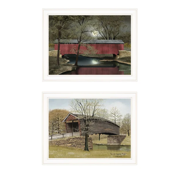 Bridge Collection I 2-Piece Vignette by Billy Jacobs - White Frame
