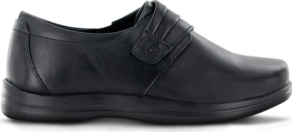 Women's Apex Linda Classic Monk Strap - Size: 5.5, Black