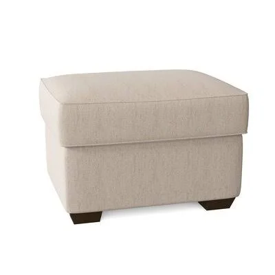 Birch Lane Swifton 29x22 Rectangle Standard Ottoman Body Fabric: Curious Pearl