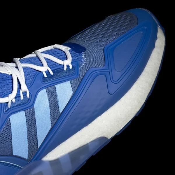 Adidas Ninja ZX 2K Boost Shoes - Men's - Blue, Cloud White - 11.5