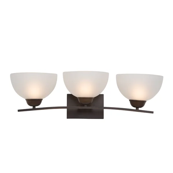Yosemite Home Decor Alta Peak 107-3V-AWCF Bathroom Vanity Light, White