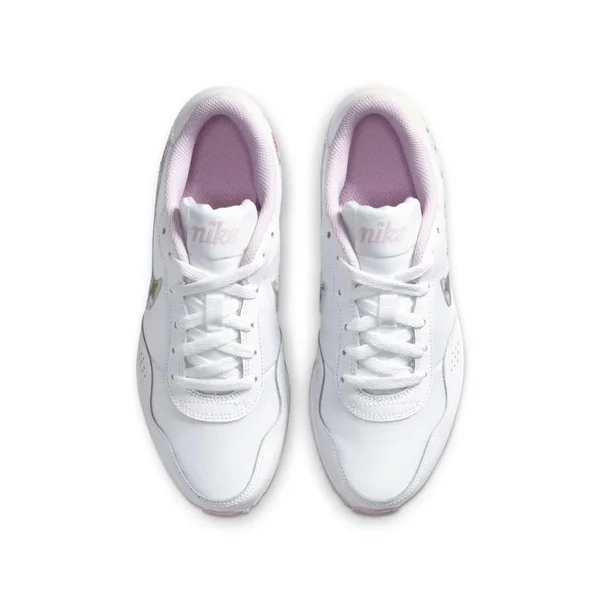 Nike Girls& Big Kids& MD Valiant Floral Print Casual Shoes CN8555 - 7.0 - Pink/White