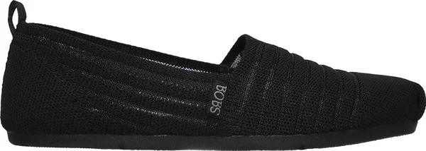 Skechers Women's Bobs Plush - Golden Hour Flats, Black/Black, 8.5