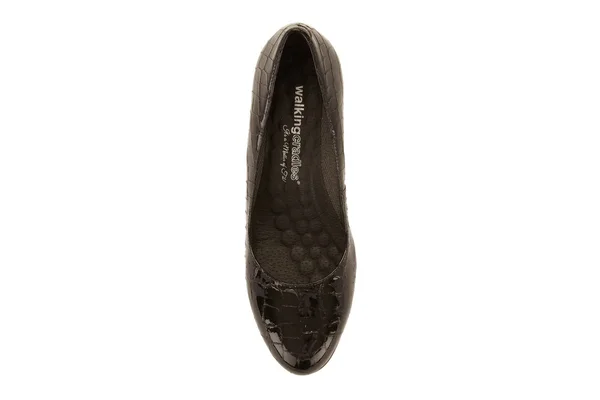 Walking Cradles Joy Pumps, Women's, Black Patent Crocco, Size: 7