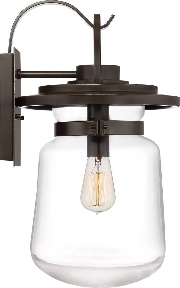 Quoizel - LLE8411WT - One Light Outdoor Wall Lantern - LaSalle - Western Bronze