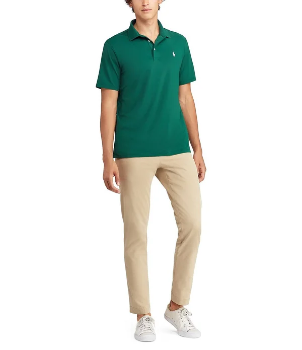 Polo Ralph Lauren Men's Big & Tall Classic Fit Performance Polo - Pure White