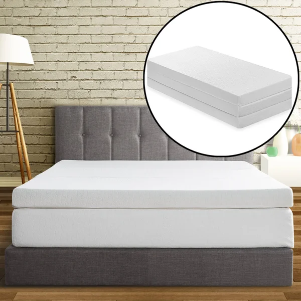 Best Price Mattress 4x22 Trifold Memory Foam Mattress - Short Queen
