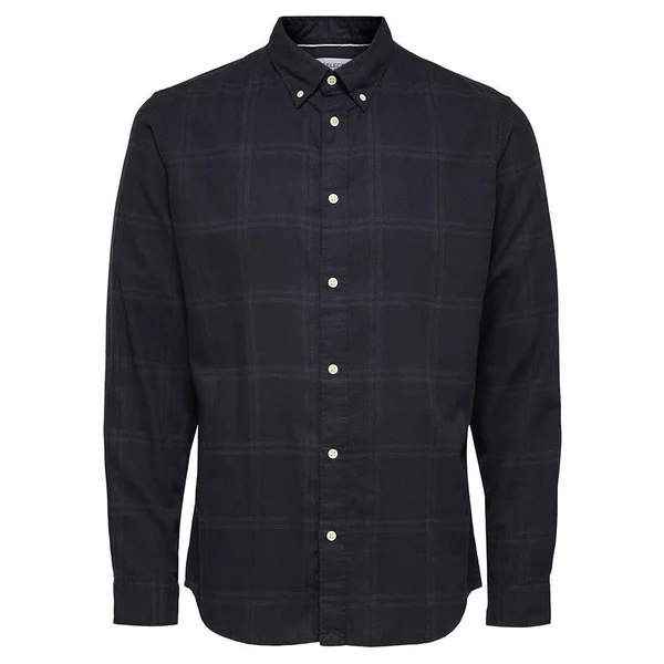 Selected Slim Flannel Long Sleeve Shirt XXL