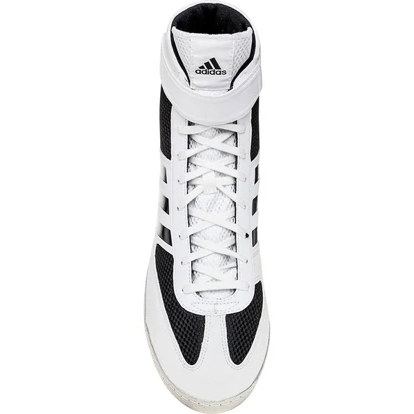 Adidas Combat Speed 5 Wrestling Shoes (White, Black)