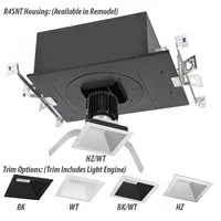 WAC Lighting R4SD2T-S927-HZWT Volta LED Module Haze White Trim