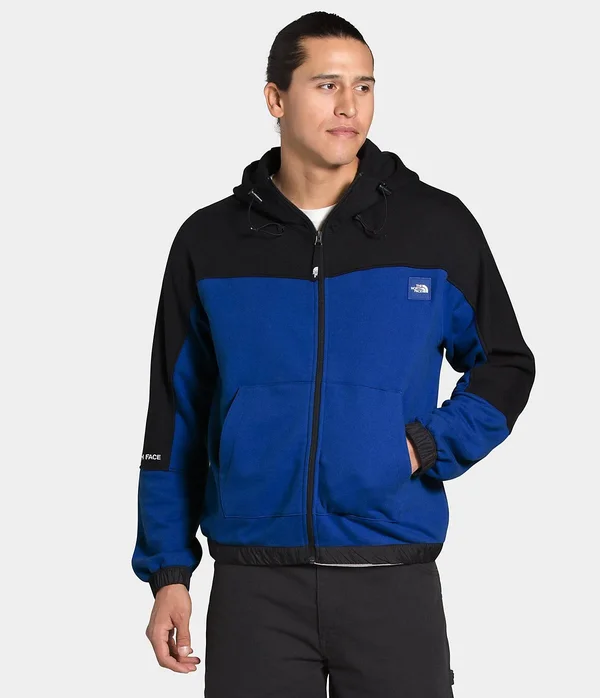 The North Face Geary Full-Zip Hoodie - Men's TNF Blue/TNF Black, L