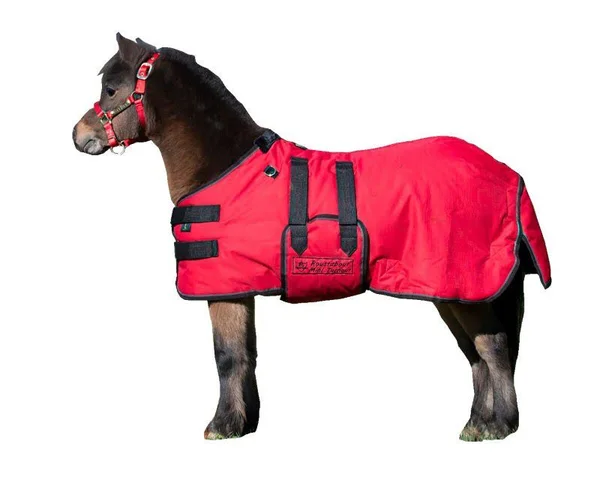 Ozark Mini/Pony Roustabout Blanket L Red - Size: Large