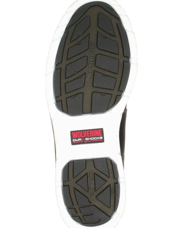 Wolverine Men's I-90 Durashock Moc-Toe Work Boots - Black