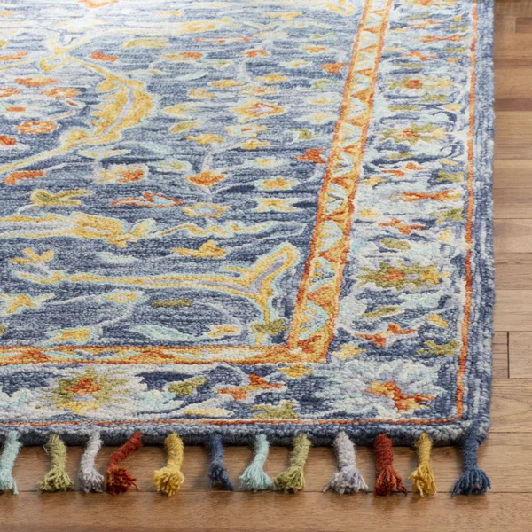 Safavieh Aspen APN116M 2&3x22 x 7&0x22 Runner Blue - Rust Area Rug
