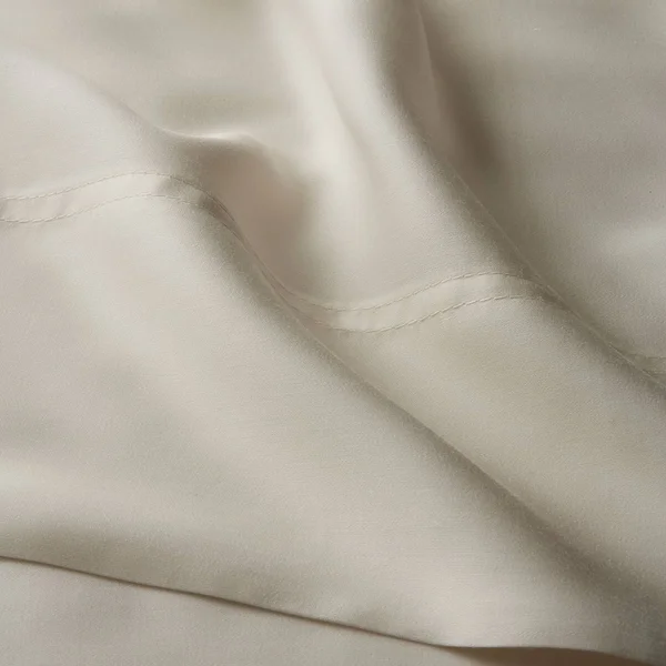 Legends Hotel Tencel Lyocell Sateen Flat Sheet - Buff - Beige - Size King, The Company Store