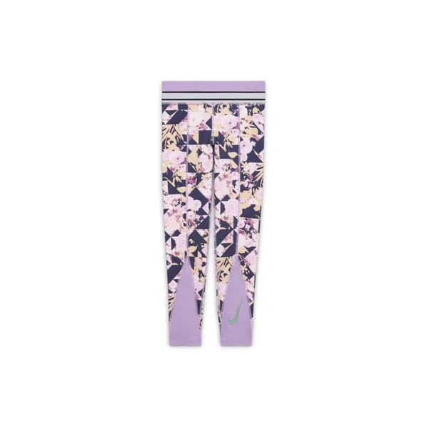 Nike One Big Girl's Training Tights - Violet Star