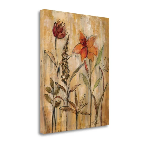 Tangletown Fine Art Aquarelle Garden II by Silvia Vassileva