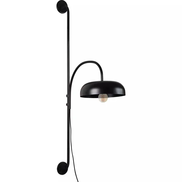 Notre Dame Design WS066 Dray Wall Sconce, Black Powder