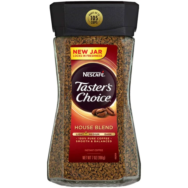 Nescafe Taster&s Choice Instant Coffee - House Blend, 7 Ounce Pack of 6
