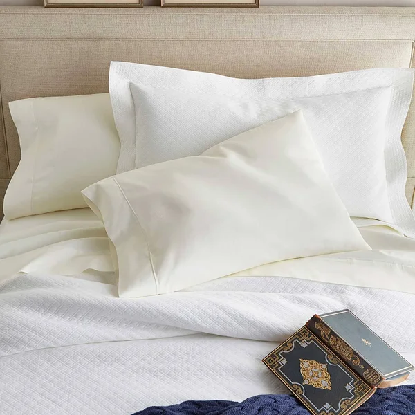 Peacock Alley Soprano Sateen Fitted Sheet - Ivory