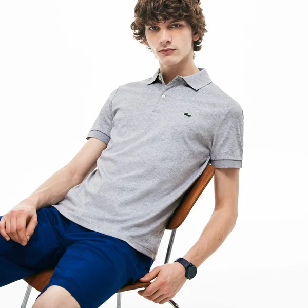 Lacoste Men's Regular Fit Pima Cotton Interlock Polo, S