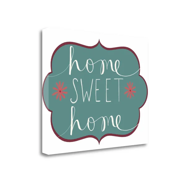 Tangletown Fine Art Home Sweet Home by Katie Doucette, Giclee Print on Gallery Wrap Canvas, 32x26x22