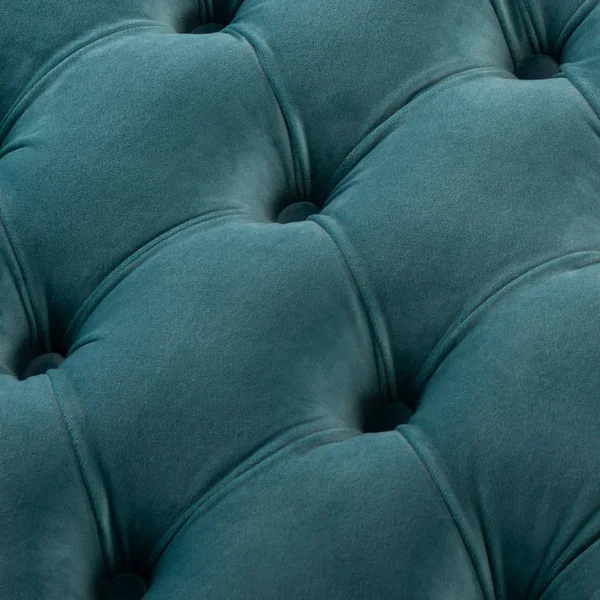 Safavieh Rumi Seafoam Tufted Velvet Ottoman - 37.2" x 37.2" x 15.8"