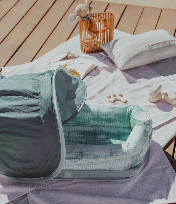 DockATot Deluxe+ Cover - Marine Shibori