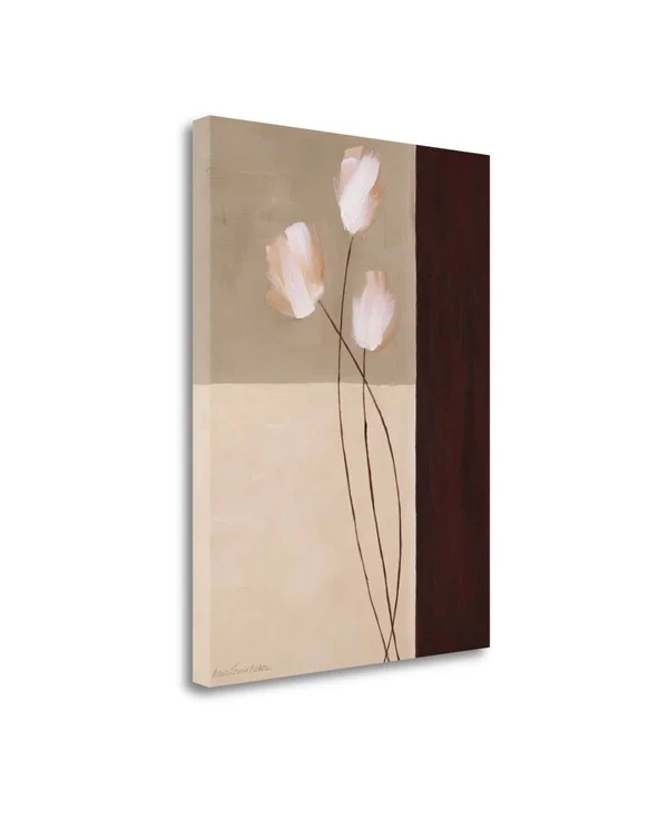 38x22 x 28x22 Floral Whispers I Giclee Print on Gallery Wrap Canvas