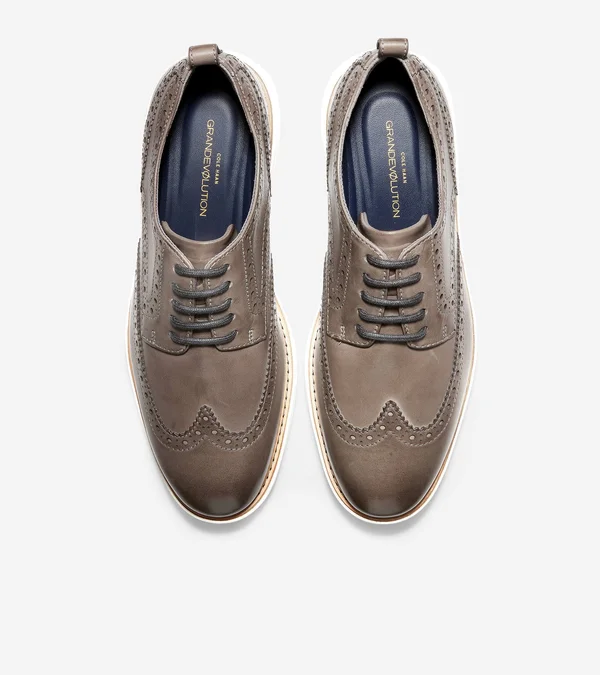 Cole Haan Men's Grand Evolution Wingtip Oxford Ironstone Style C31350